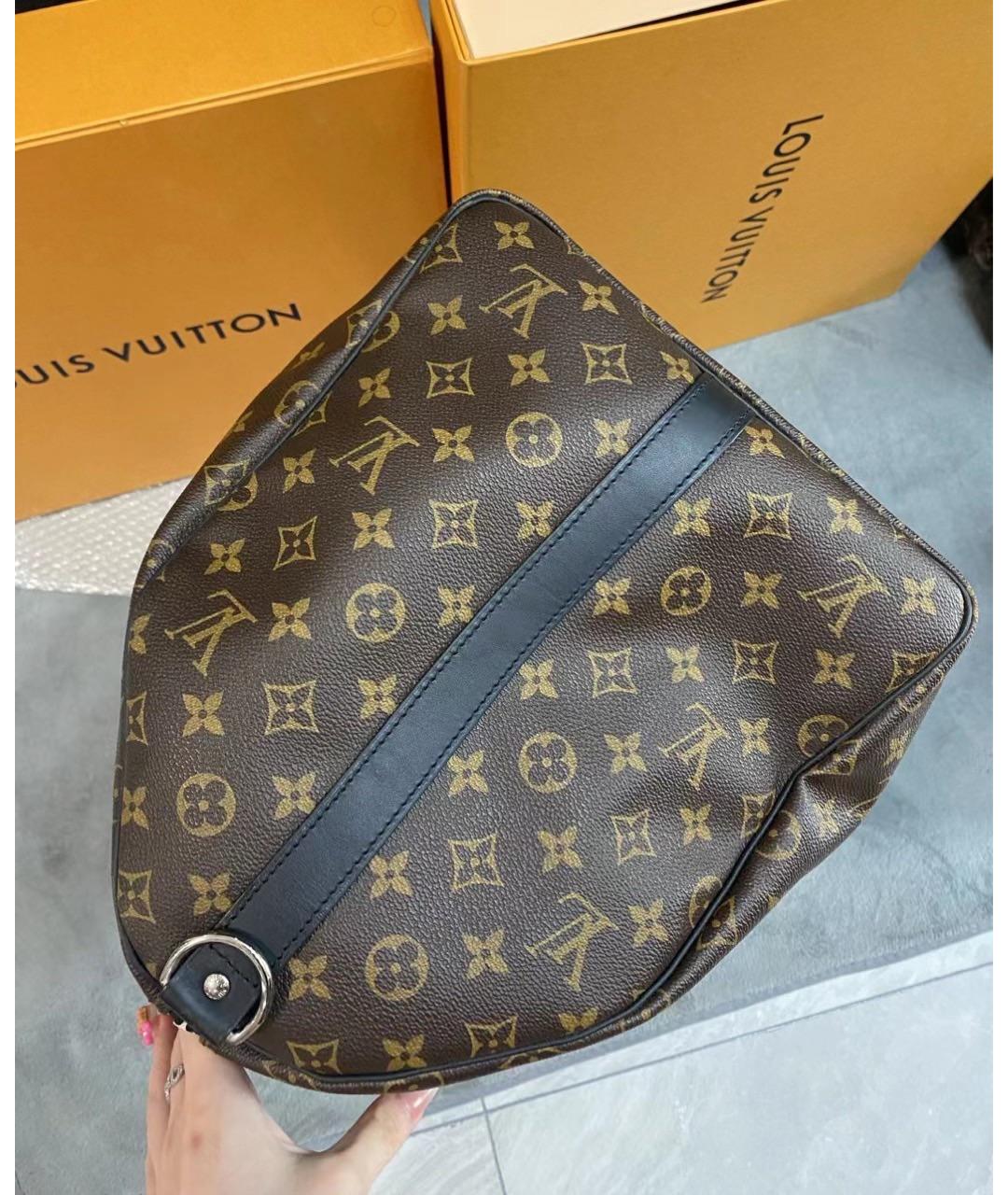 LOUIS VUITTON Коричневая дорожная/спортивная сумка, фото 2