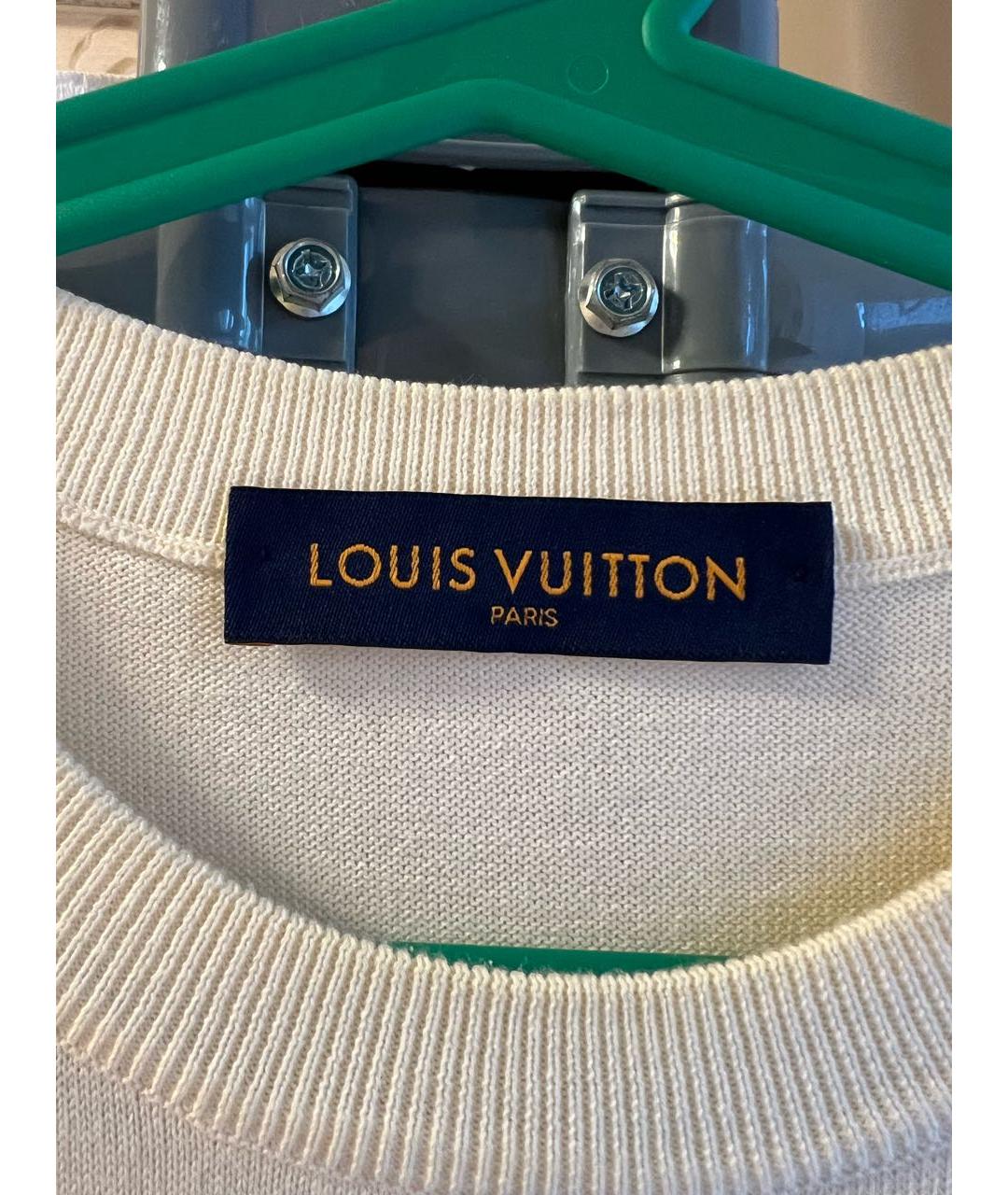 LOUIS VUITTON Хлопковая футболка, фото 3