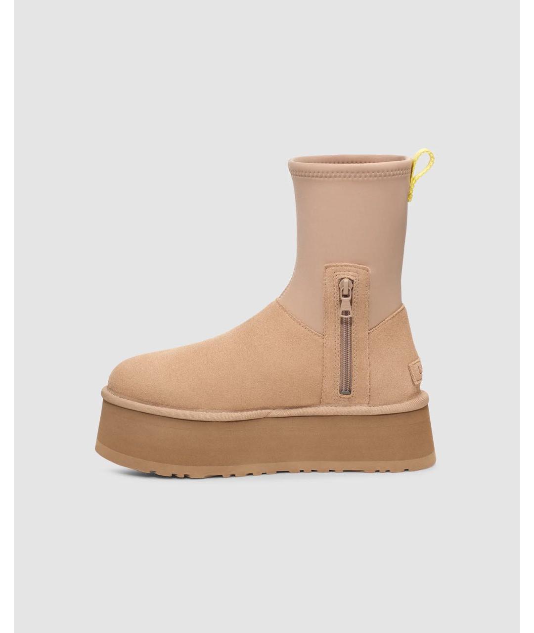 UGG AUSTRALIA Бежевые ботинки, фото 3