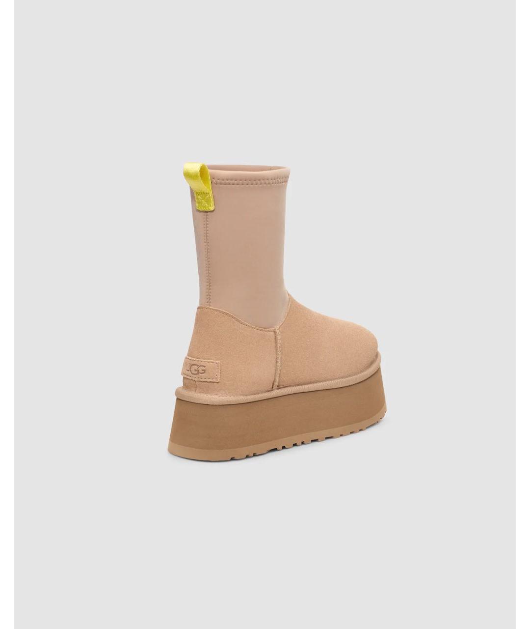 UGG AUSTRALIA Бежевые ботинки, фото 4