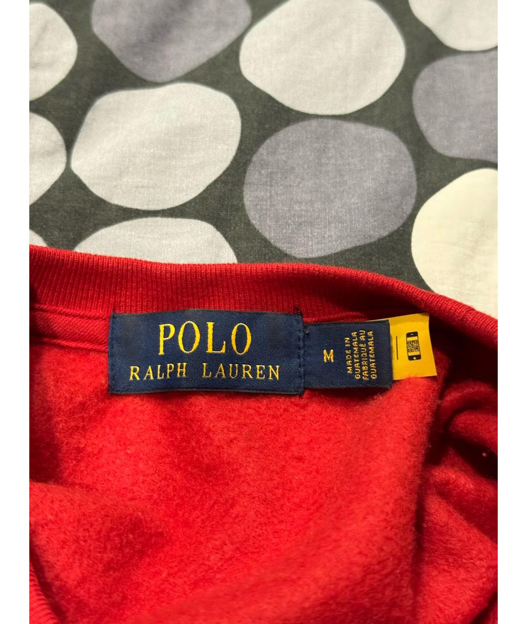 POLO RALPH LAUREN Красный хлопковый джемпер / свитер, фото 2