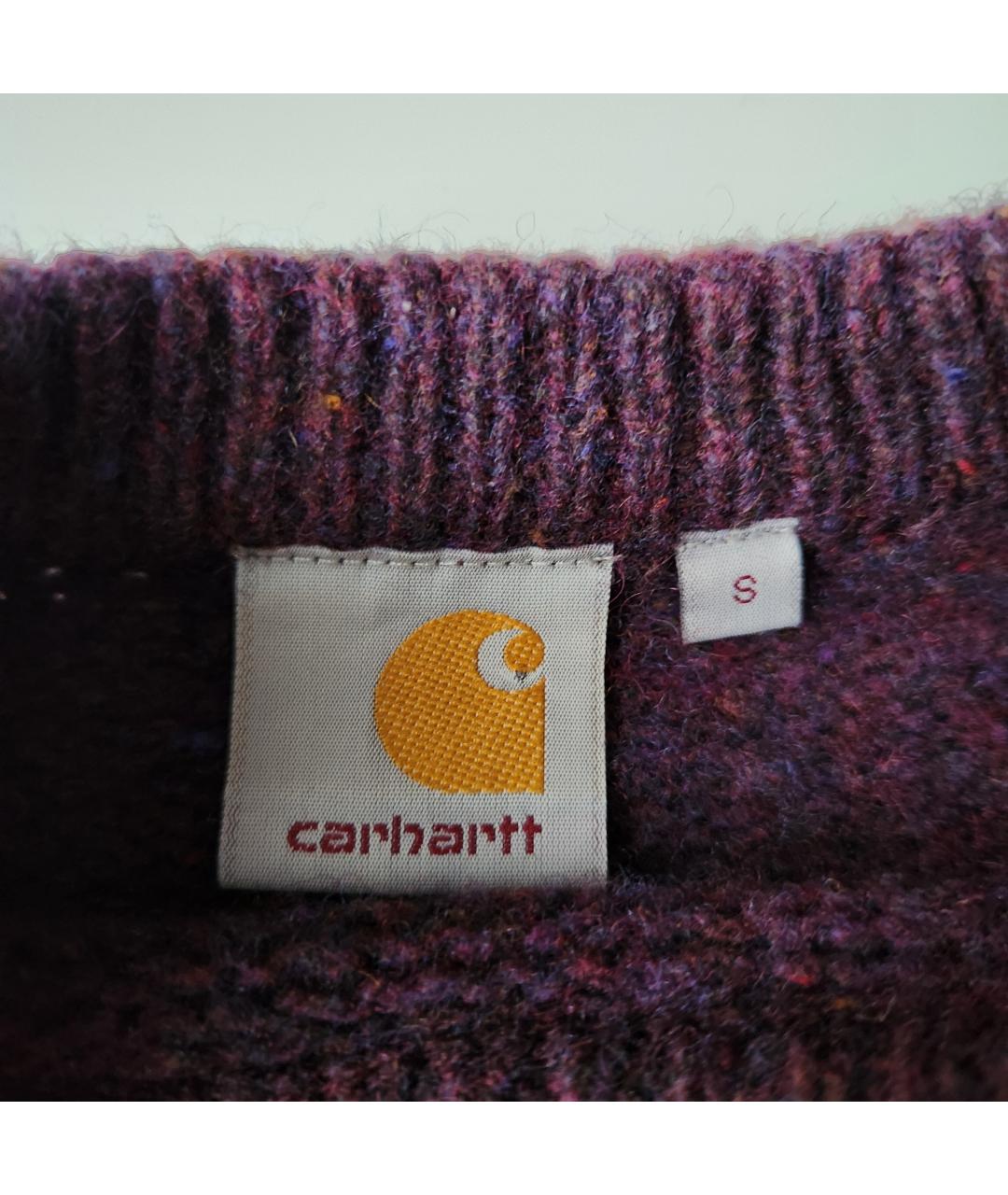 CARHARTT WIP Фиолетовый шерстяной джемпер / свитер, фото 3