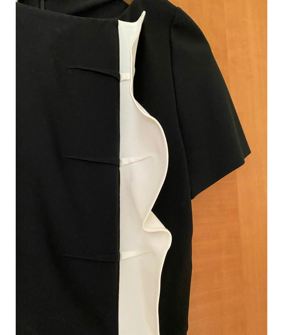 VALENTINO Черное вискозное коктейльное платье, фото 3