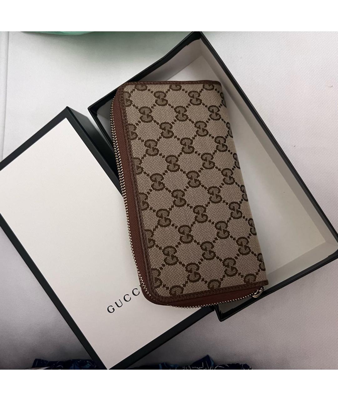 GUCCI Бежевый кошелек, фото 2