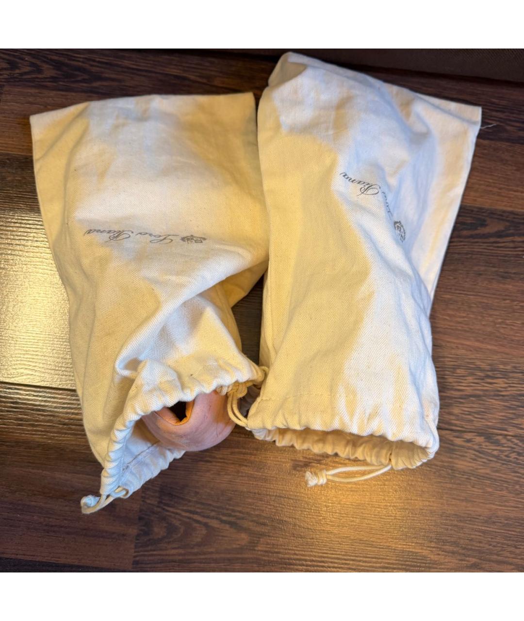 LORO PIANA Розовые замшевые кеды, фото 5