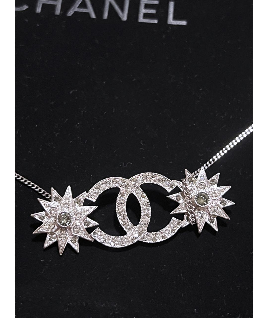 CHANEL Серебряное колье, фото 6