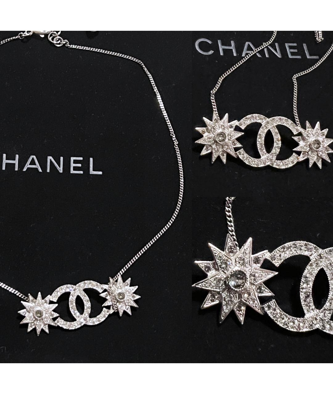 CHANEL Серебряное колье, фото 2