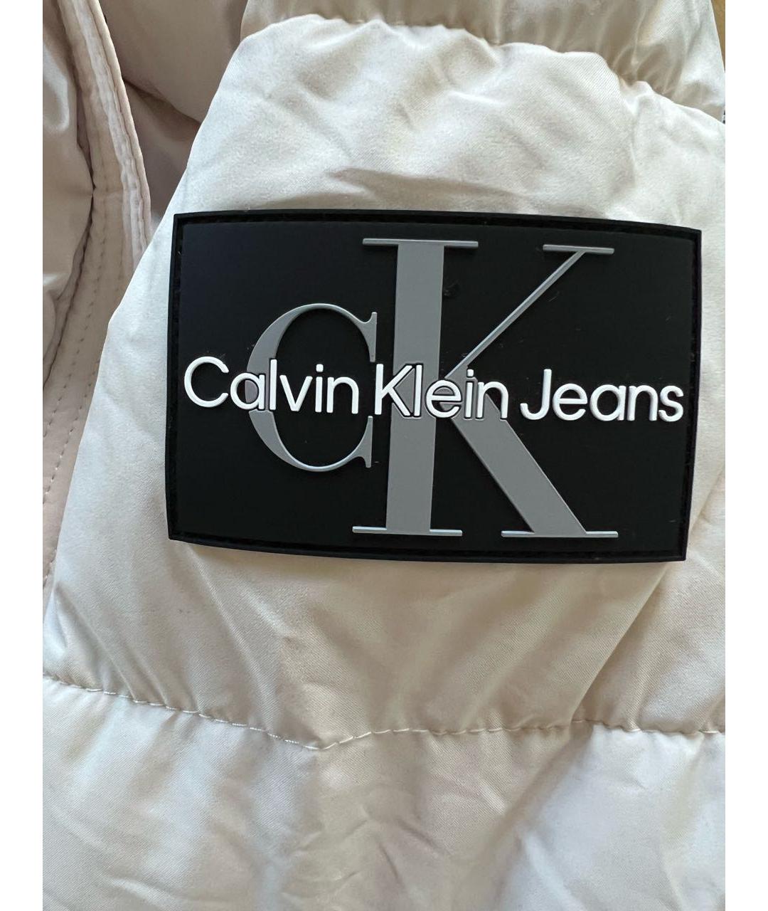 CALVIN KLEIN JEANS Бежевая куртка, фото 3