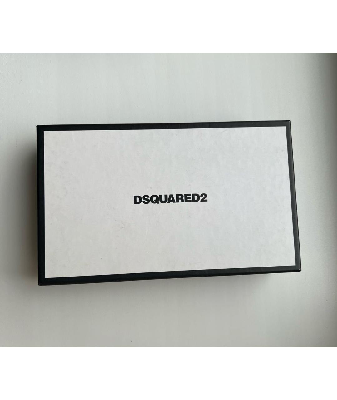 DSQUARED2 Черный ремень, фото 4