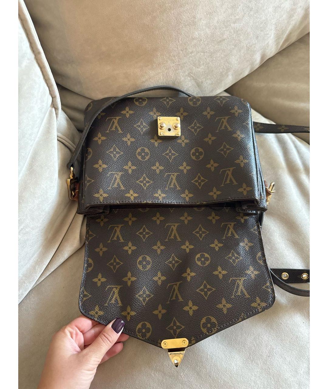 LOUIS VUITTON Коричневая сумка через плечо, фото 7