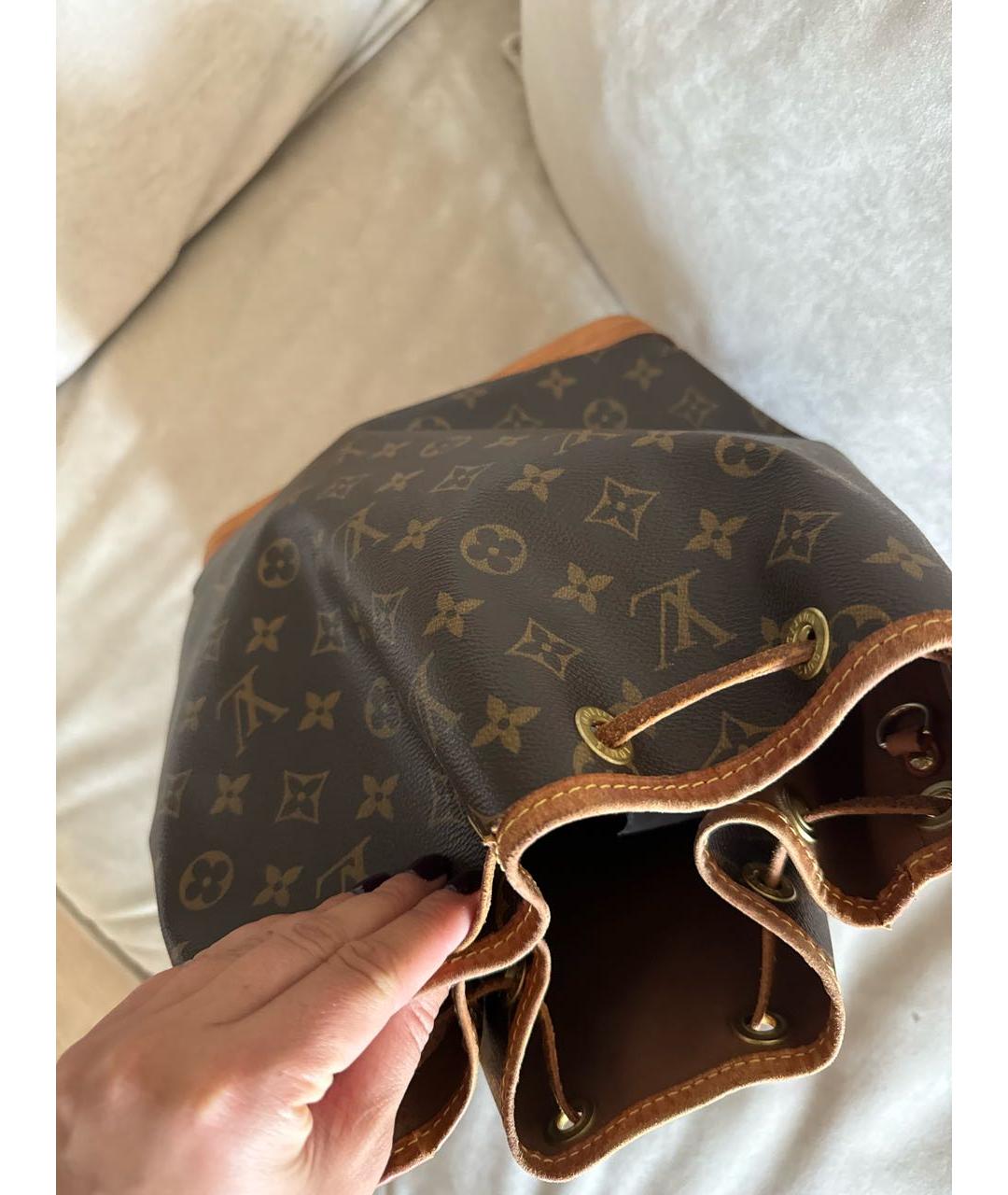 LOUIS VUITTON Коричневая сумка тоут, фото 5