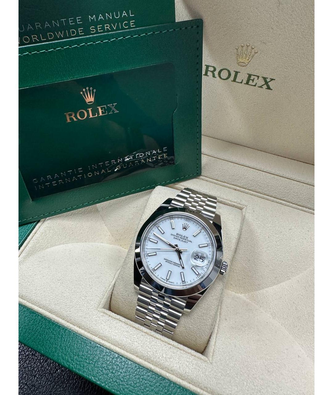 ROLEX Серебряные часы, фото 2