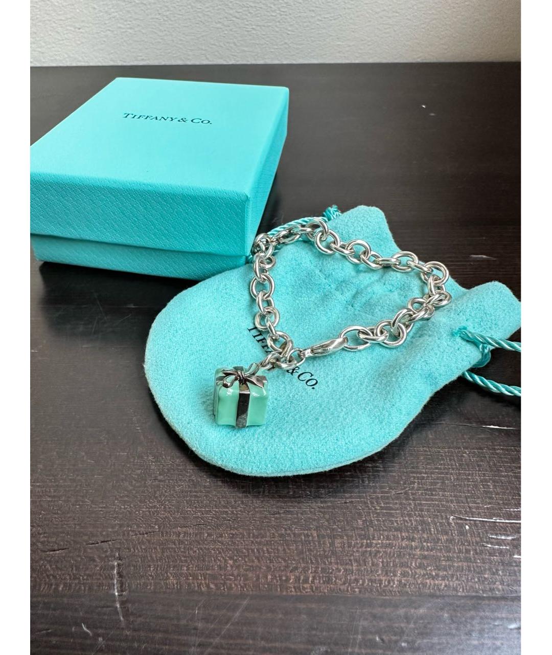TIFFANY&CO Серебрянный серебряный браслет, фото 5