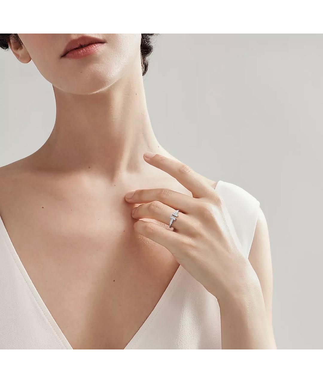 TIFFANY&CO Серебряное кольцо из белого золота, фото 5