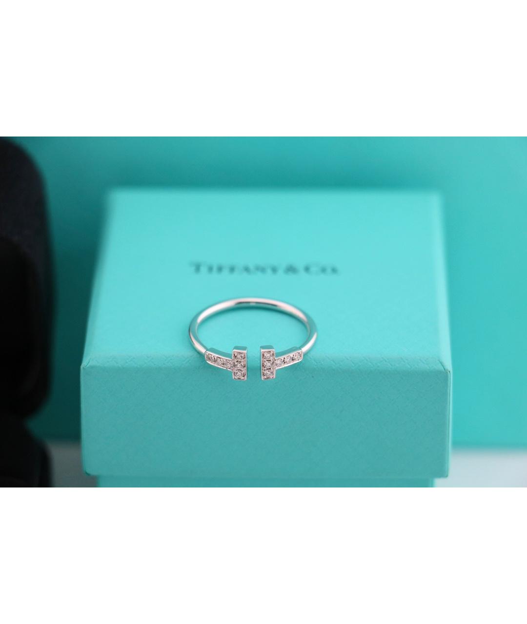 TIFFANY&CO Серебряное кольцо из белого золота, фото 2