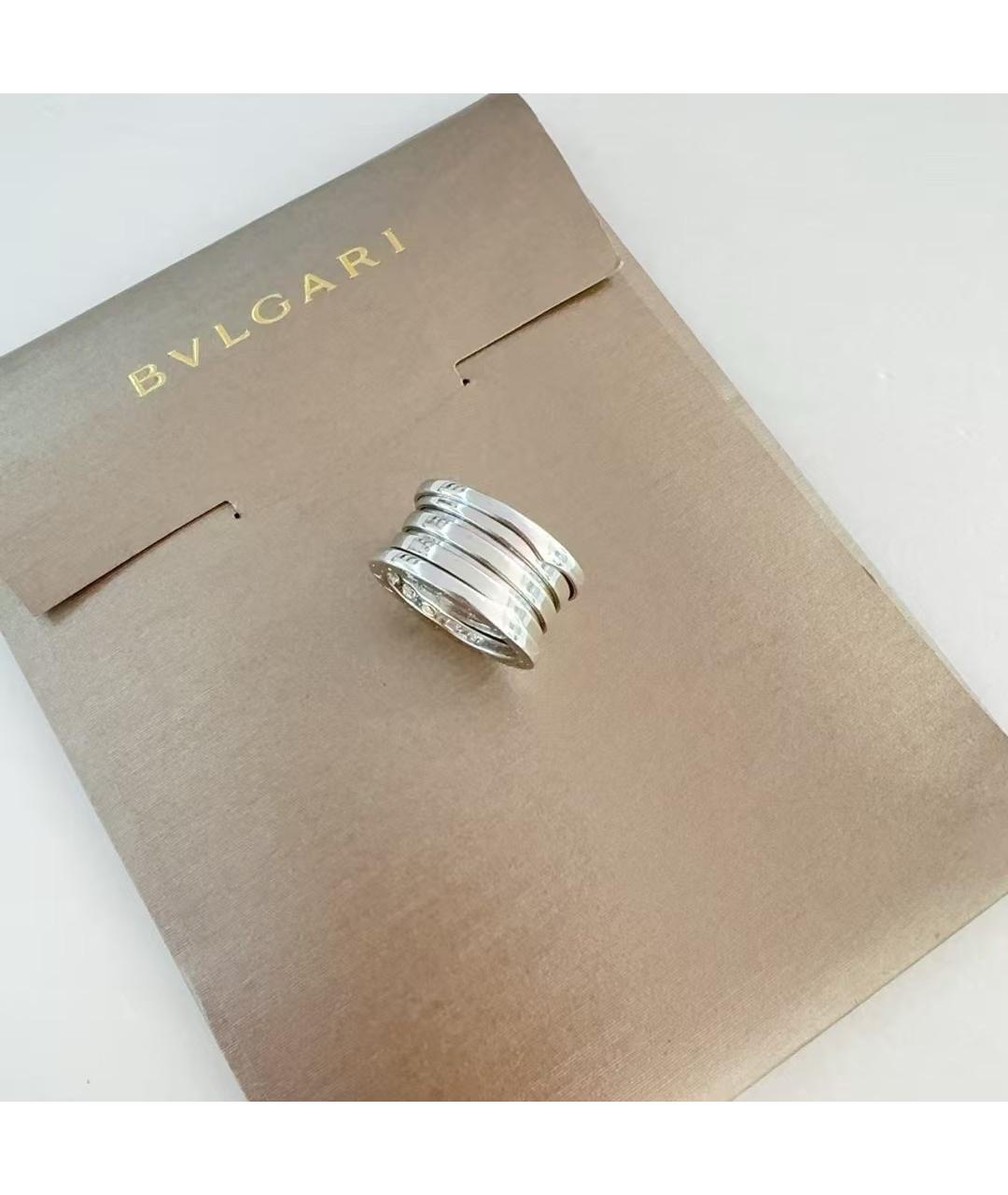 BVLGARI Серебряное кольцо из белого золота, фото 4