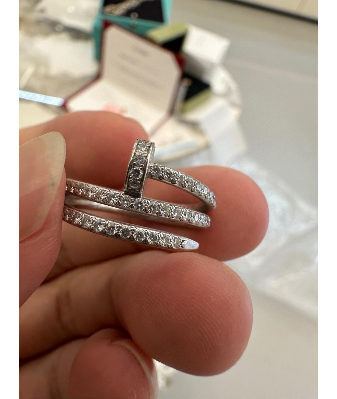 CARTIER Серебряное кольцо из белого золота, фото 2