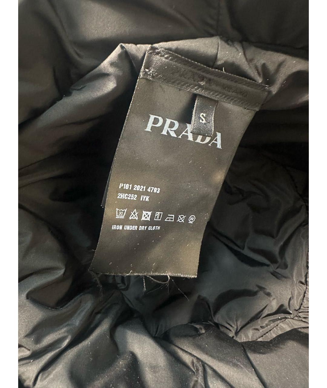 PRADA Черная шапка, фото 3