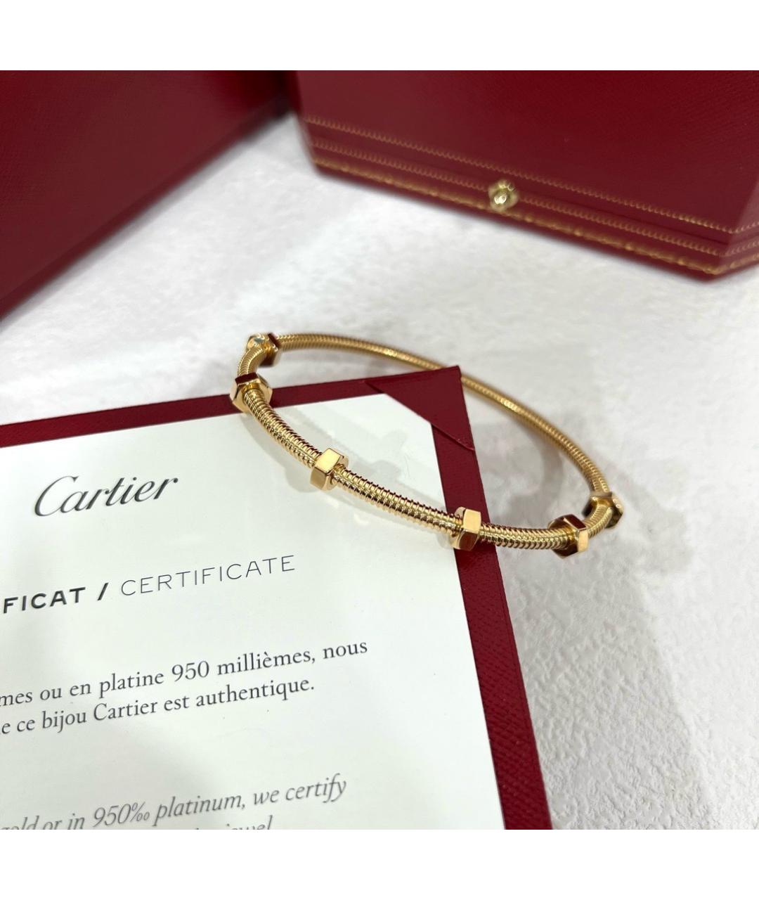 CARTIER Золотой браслет из розового золота, фото 3