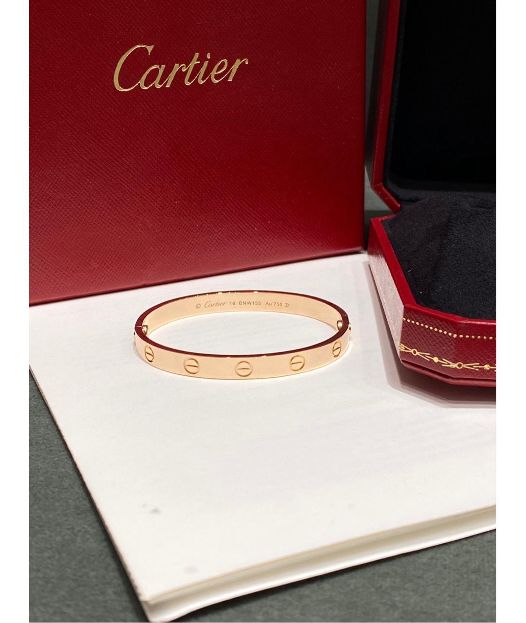 CARTIER Золотой браслет из розового золота, фото 9