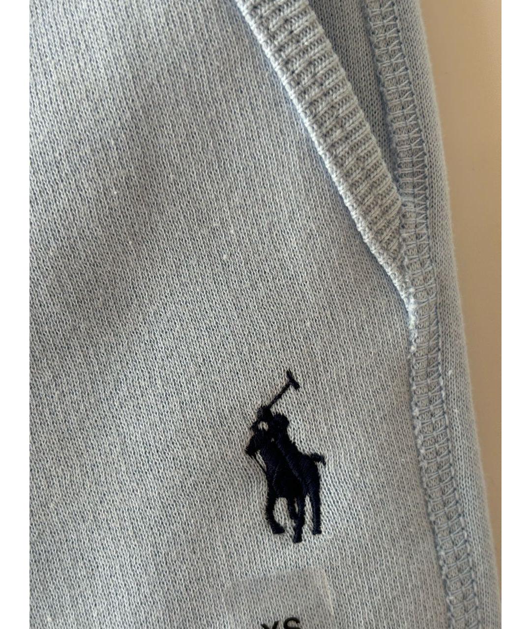 POLO RALPH LAUREN Голубые хлопковые спортивные брюки и шорты, фото 5