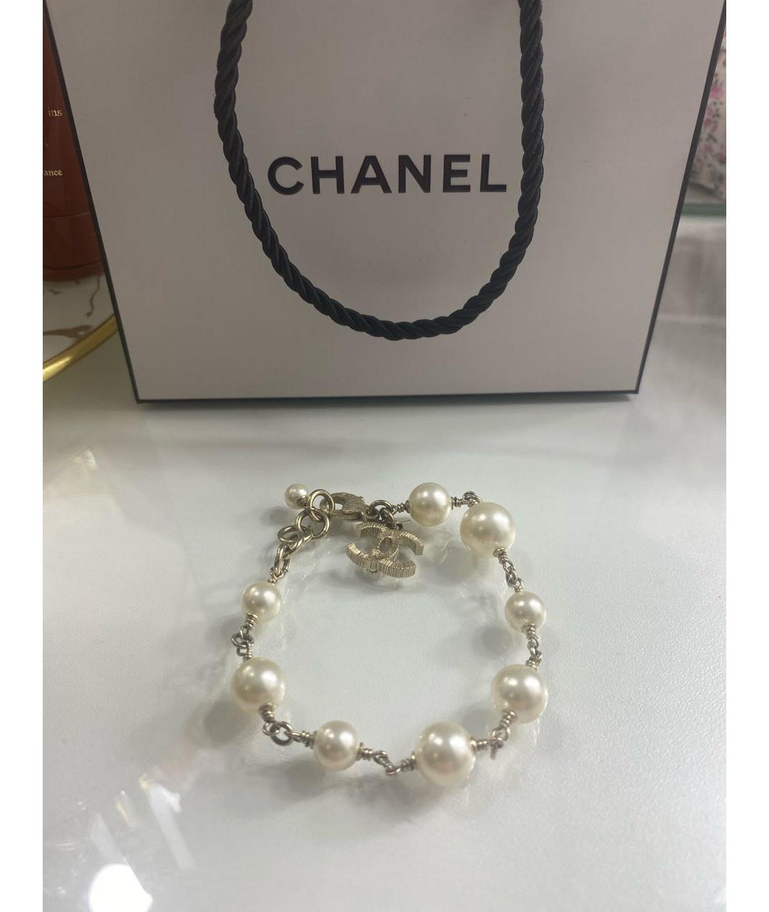 CHANEL Бежевый браслет, фото 4