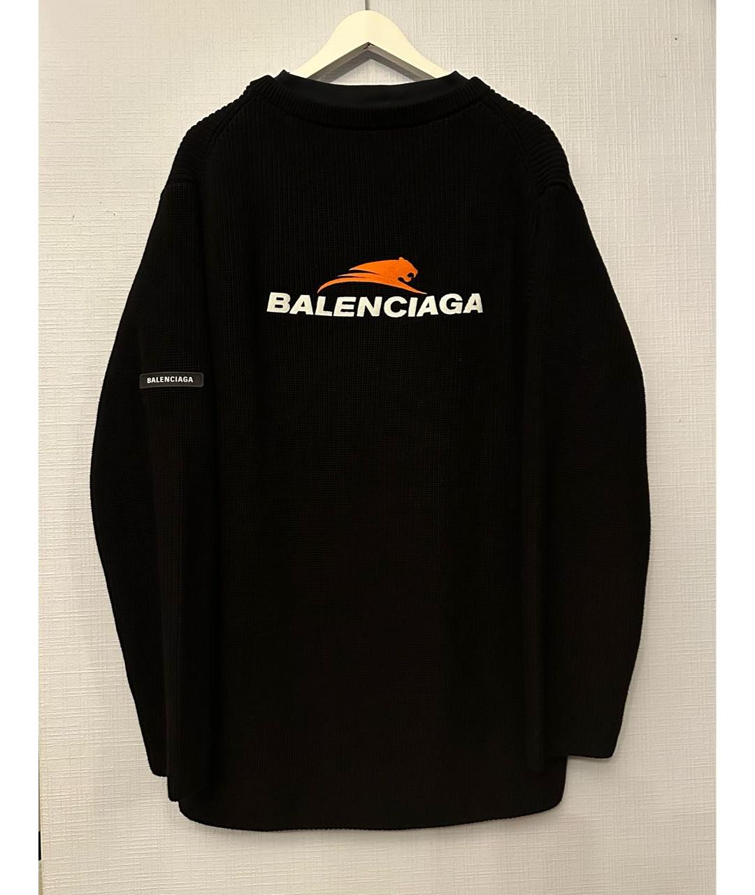 BALENCIAGA Черный джемпер / свитер, фото 2