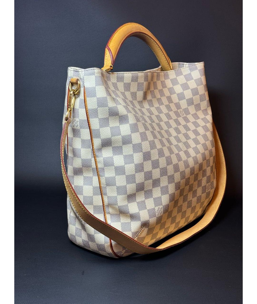 LOUIS VUITTON Серая сумка тоут, фото 2