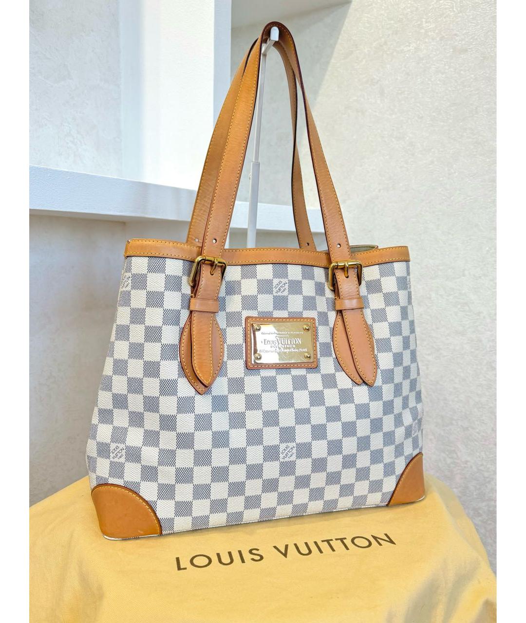 LOUIS VUITTON Белая сумка тоут, фото 3