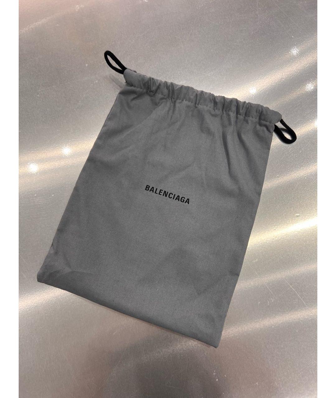 BALENCIAGA Черная кожаная сумка через плечо, фото 7