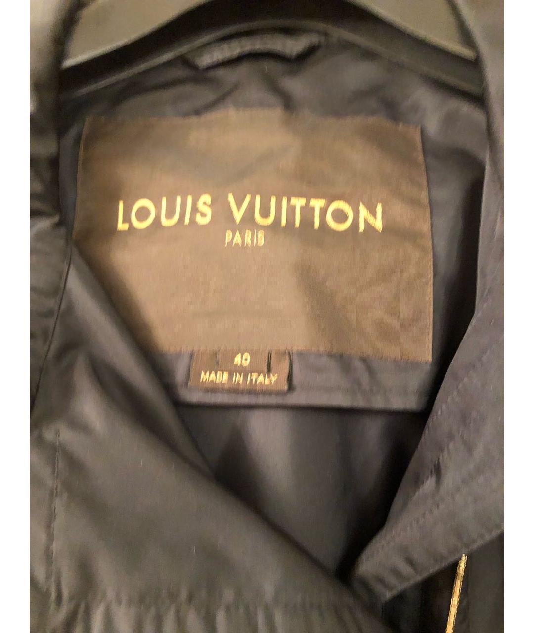 LOUIS VUITTON Черная полиэстеровая парка, фото 3