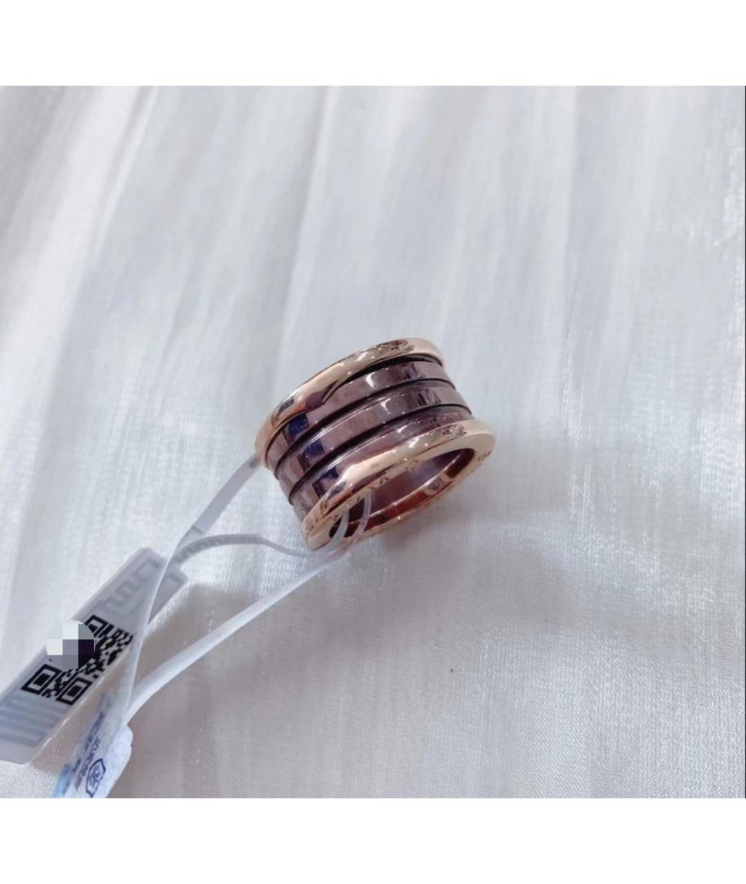 BVLGARI Коричневое кольцо из розового золота, фото 5