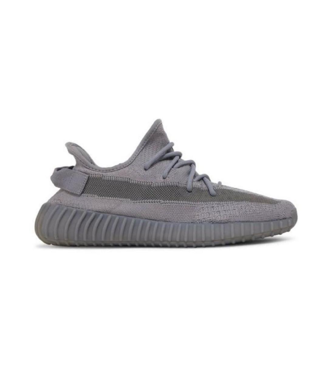 ADIDAS YEEZY Серые текстильные низкие кроссовки / кеды, фото 6