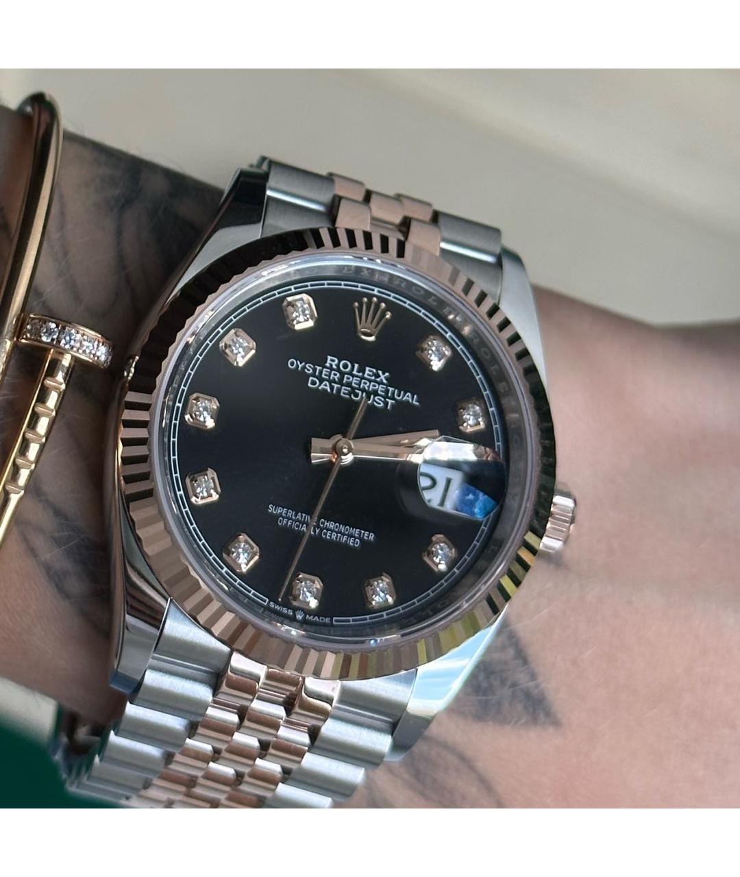 ROLEX Белые часы из белого золота, фото 2