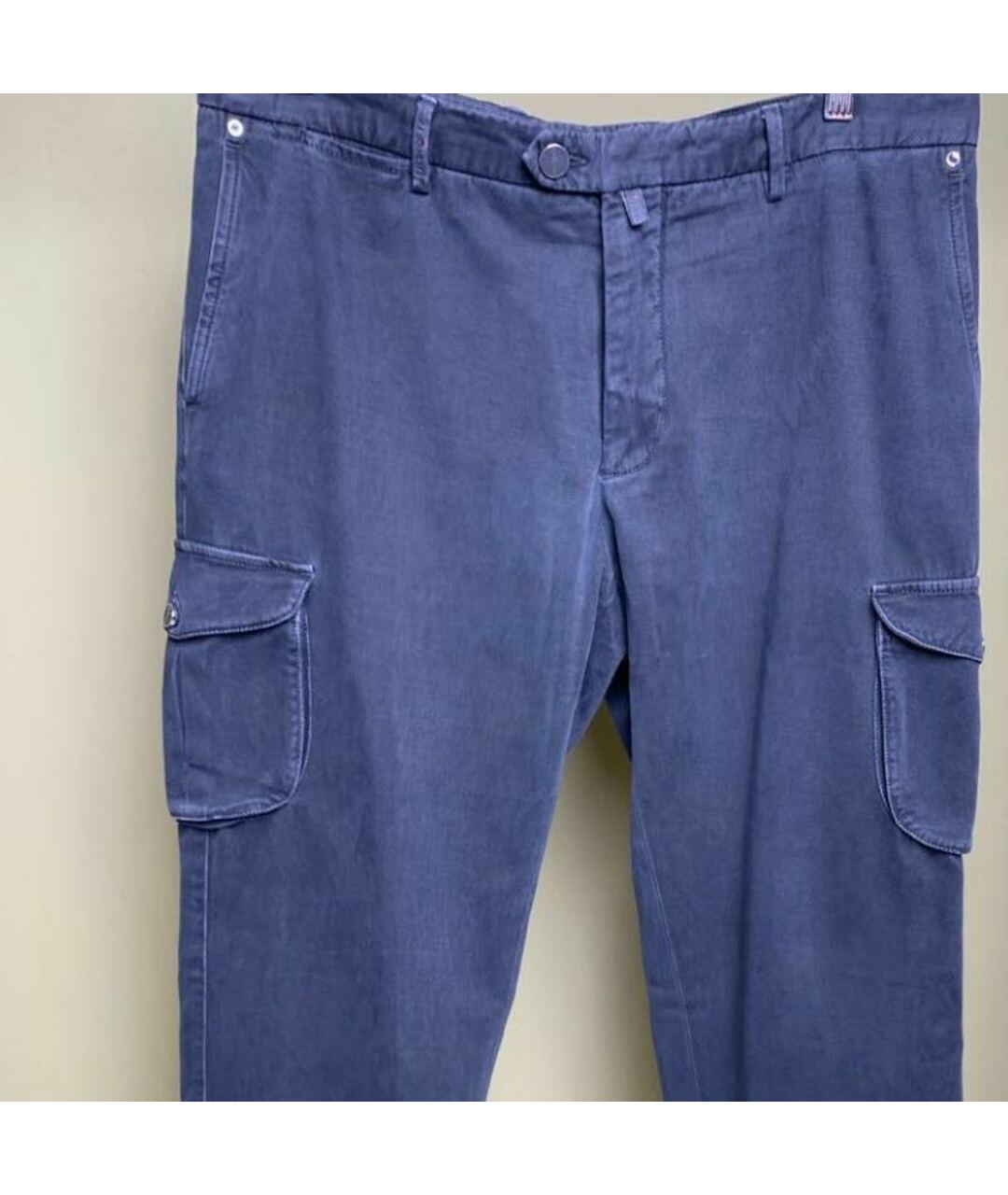 KITON Синие повседневные брюки, фото 2