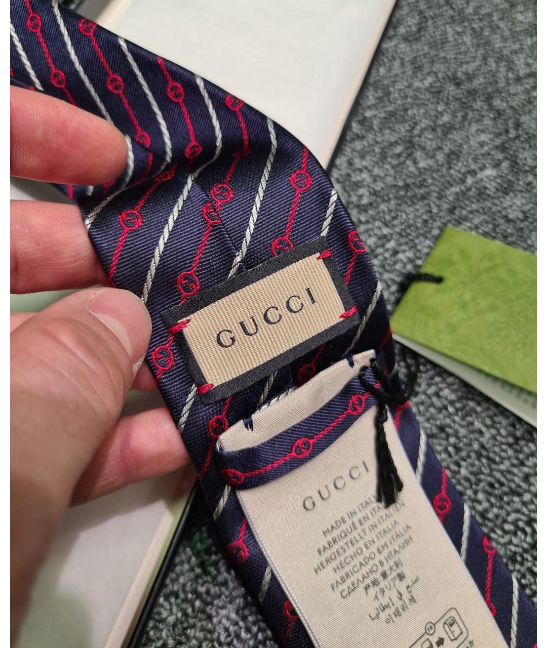 GUCCI Шелковый галстук, фото 6