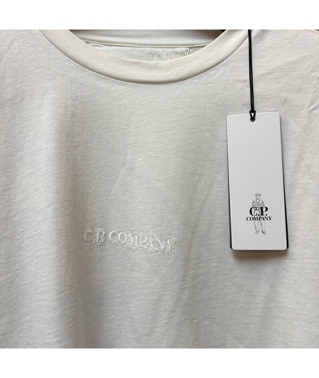 CP COMPANY Белая футболка, фото 4