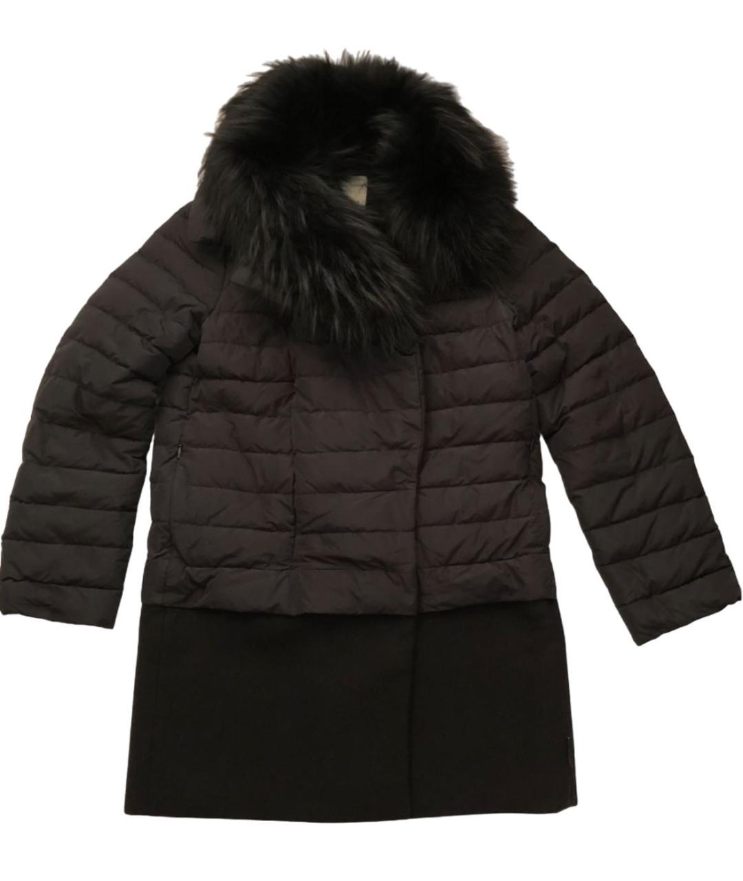 MONCLER Черный пуховик, фото 9