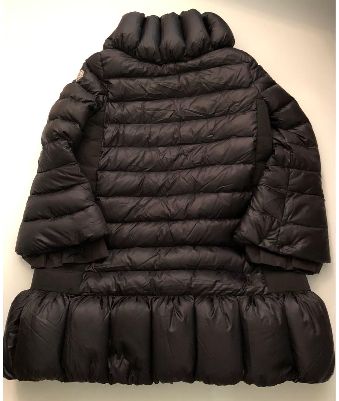 MONCLER Черный пуховик, фото 4