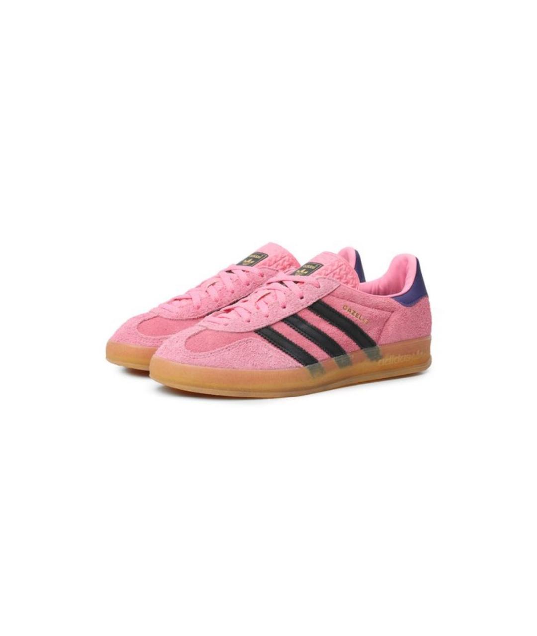 ADIDAS Розовые замшевые кеды, фото 2