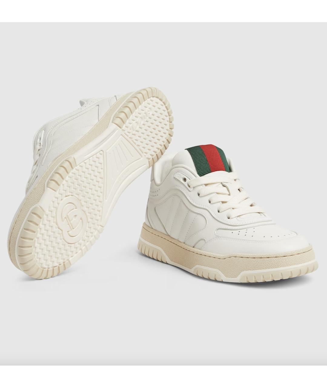 GUCCI Белые кроссовки, фото 5
