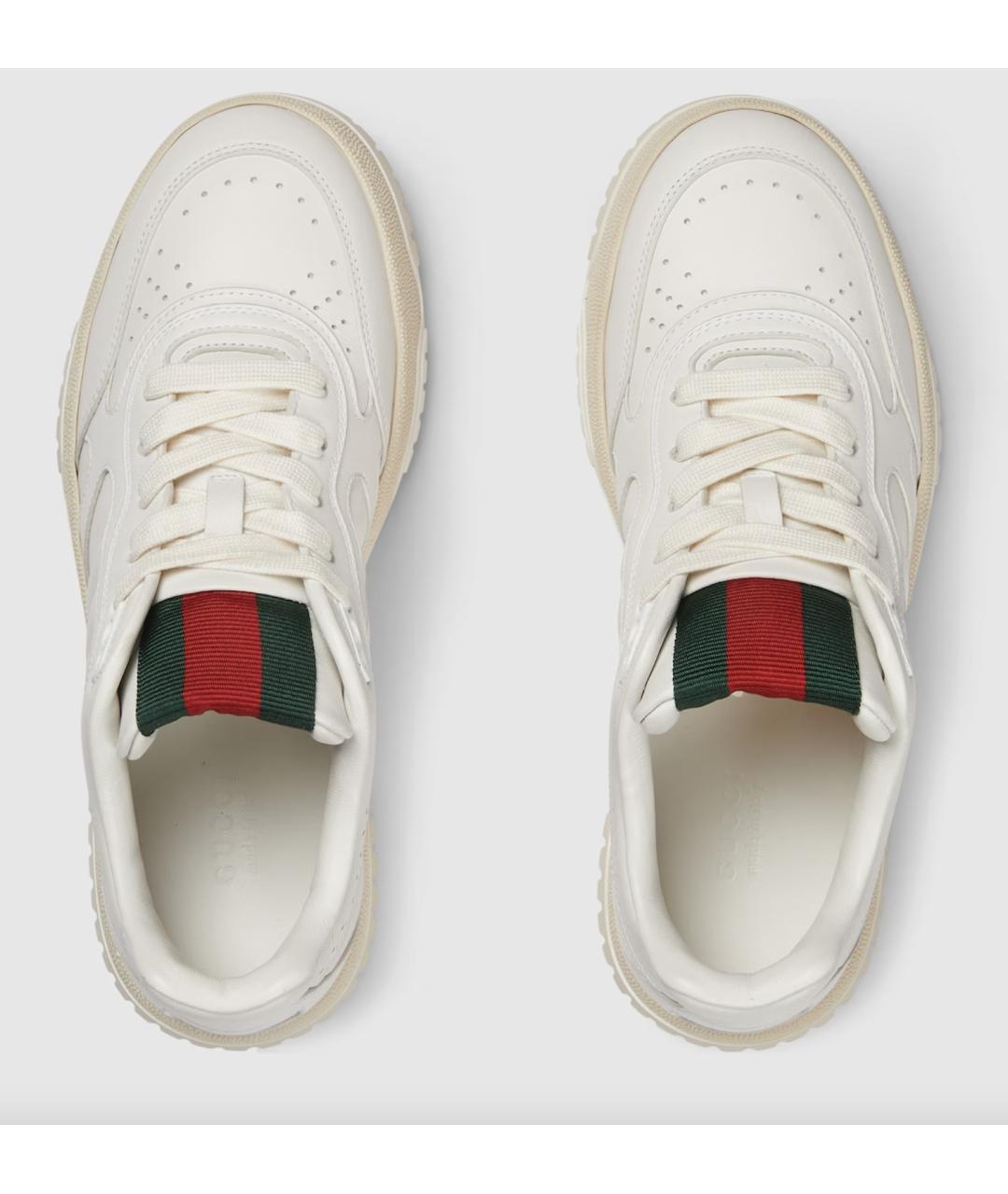 GUCCI Белые кроссовки, фото 4