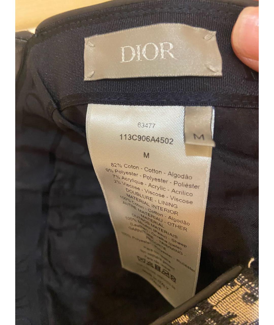 CHRISTIAN DIOR Мульти хлопковая кепка, фото 5