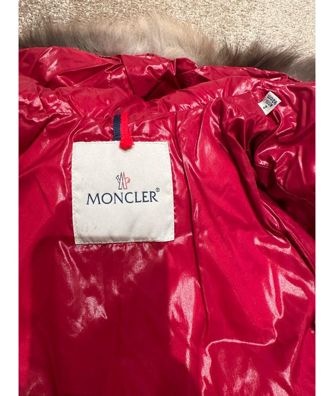 MONCLER Бордовый комбинезон, фото 5