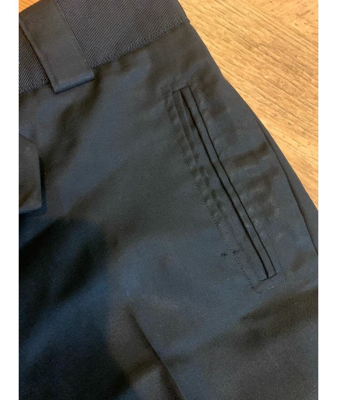 CHLOE Черные хлопковые прямые брюки, фото 3