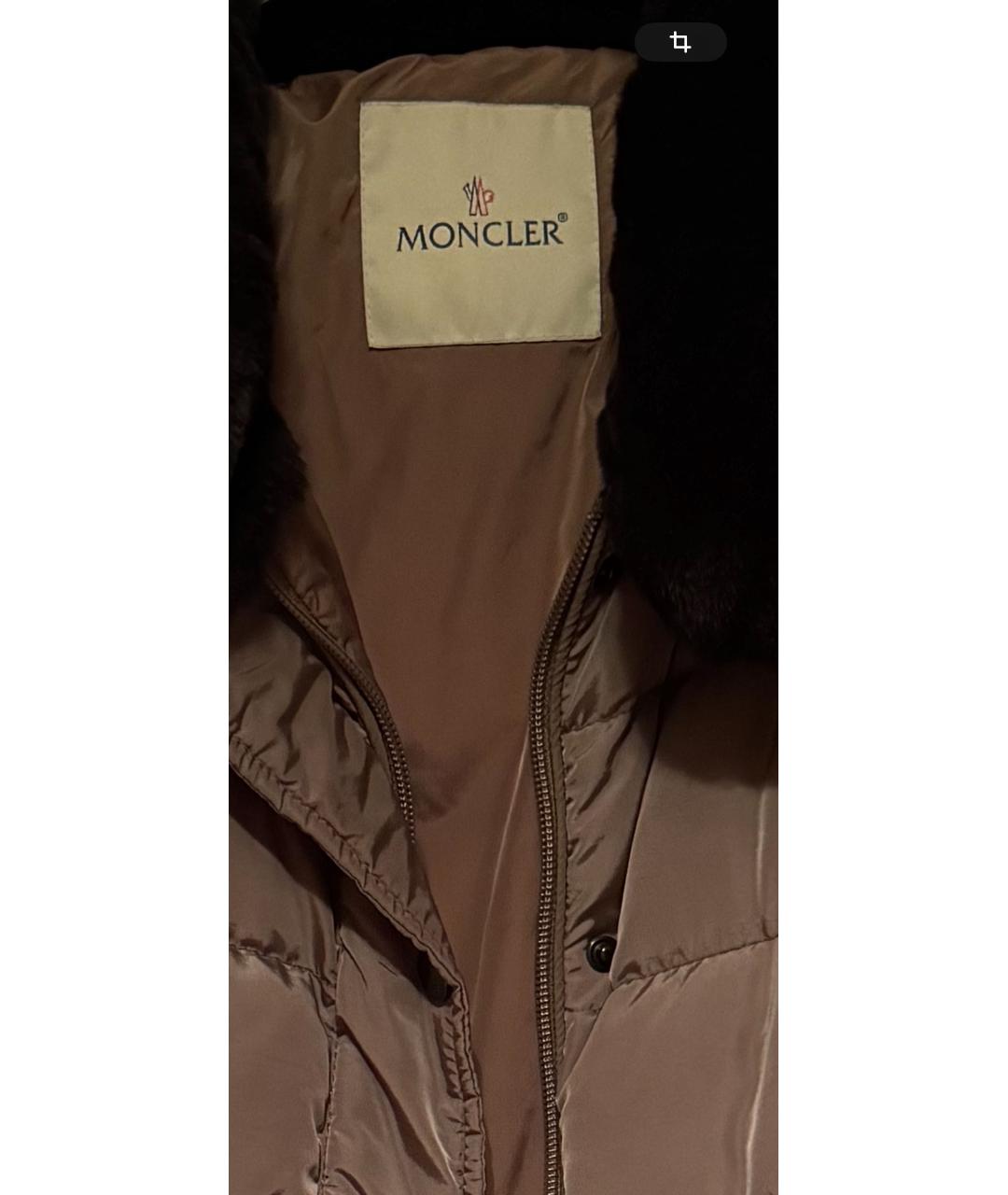 MONCLER Коричневая куртка, фото 4