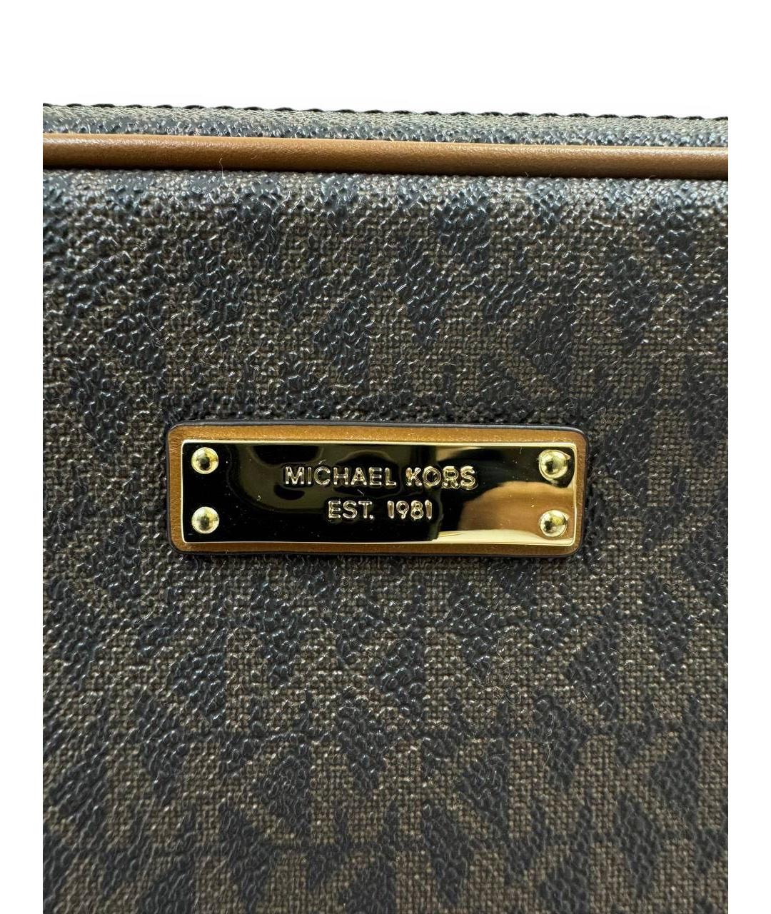 MICHAEL KORS Коричневая сумка через плечо, фото 4