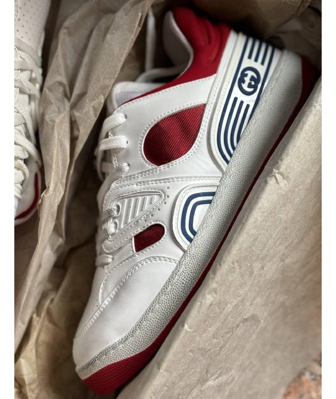 GUCCI Белые кроссовки, фото 5