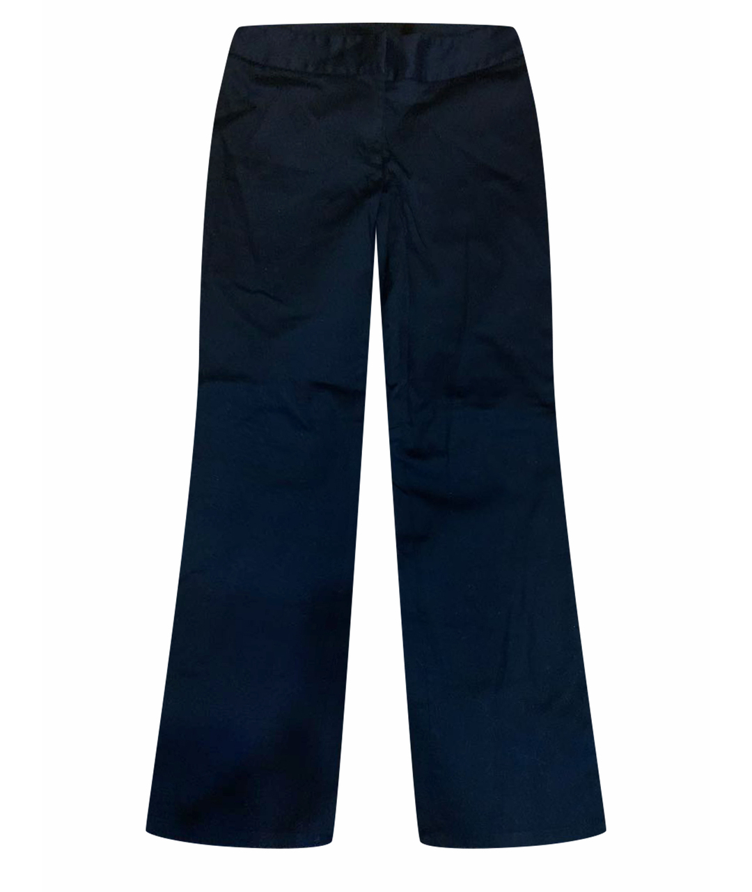 DKNY Черные хлопковые прямые брюки, фото 1