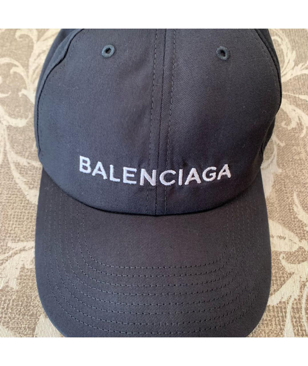 BALENCIAGA Черная хлопковая кепка/бейсболка, фото 4